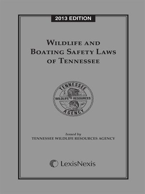 cover image of Wildlife and Boating Safety Laws of Tennessee